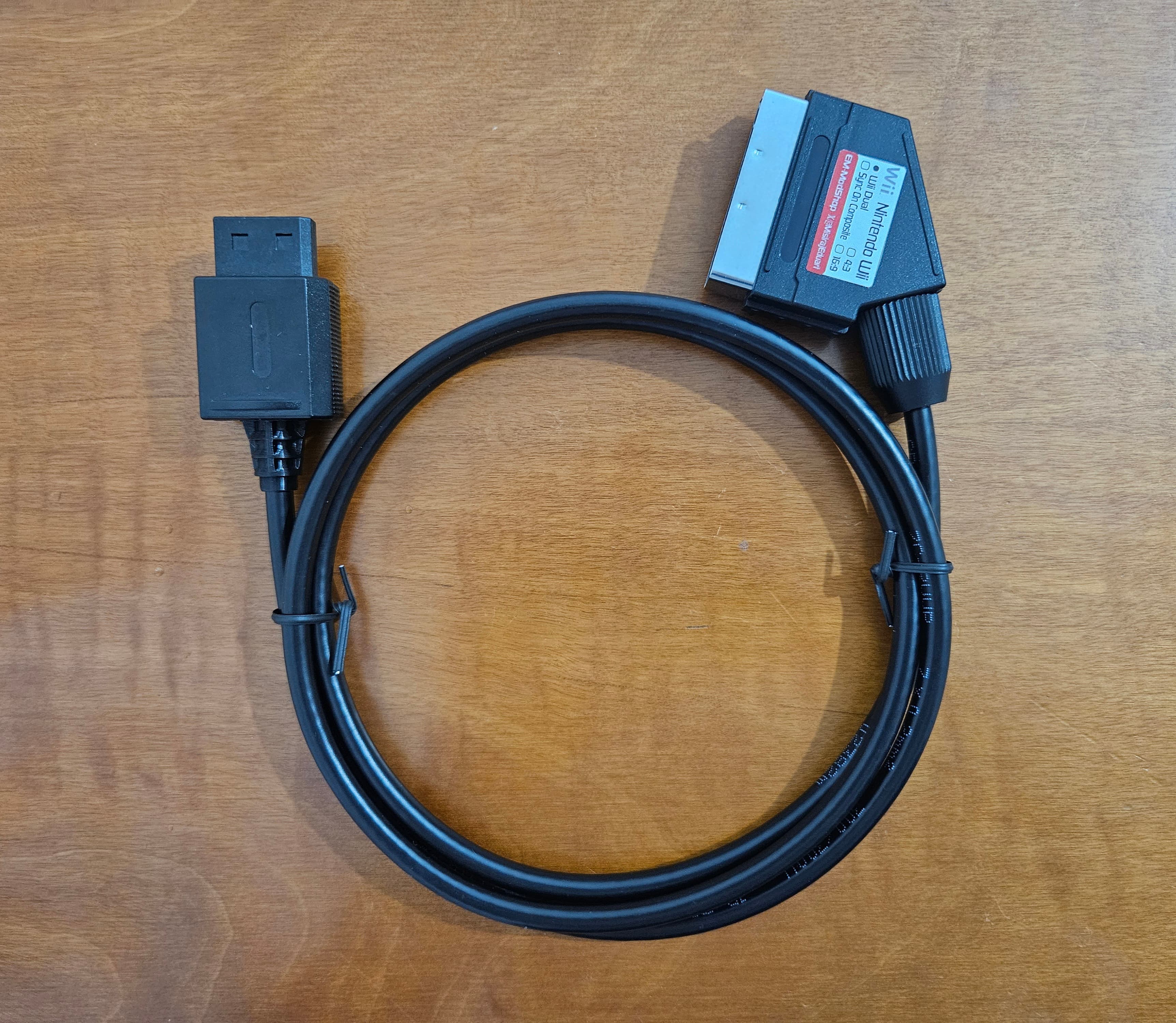 Nintendo Wii Dual RGB Scart cable