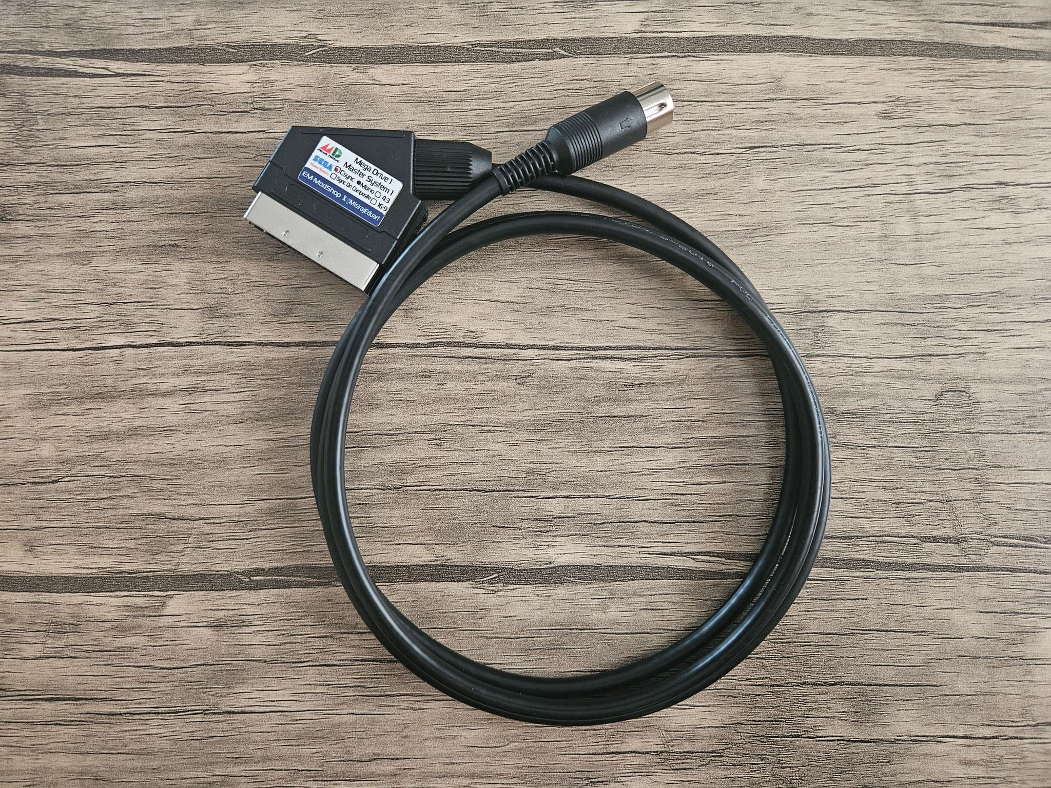 Sega Master System 1 RGB Scart Cable